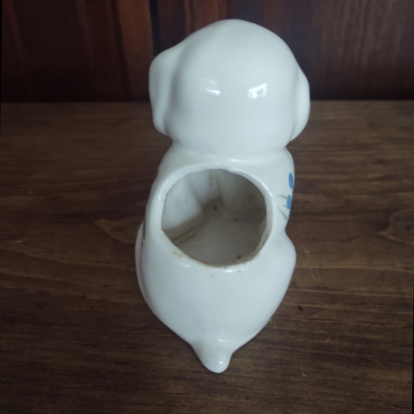 Block Pottery California small sitting dog planter figurine - Picture 6 of 7